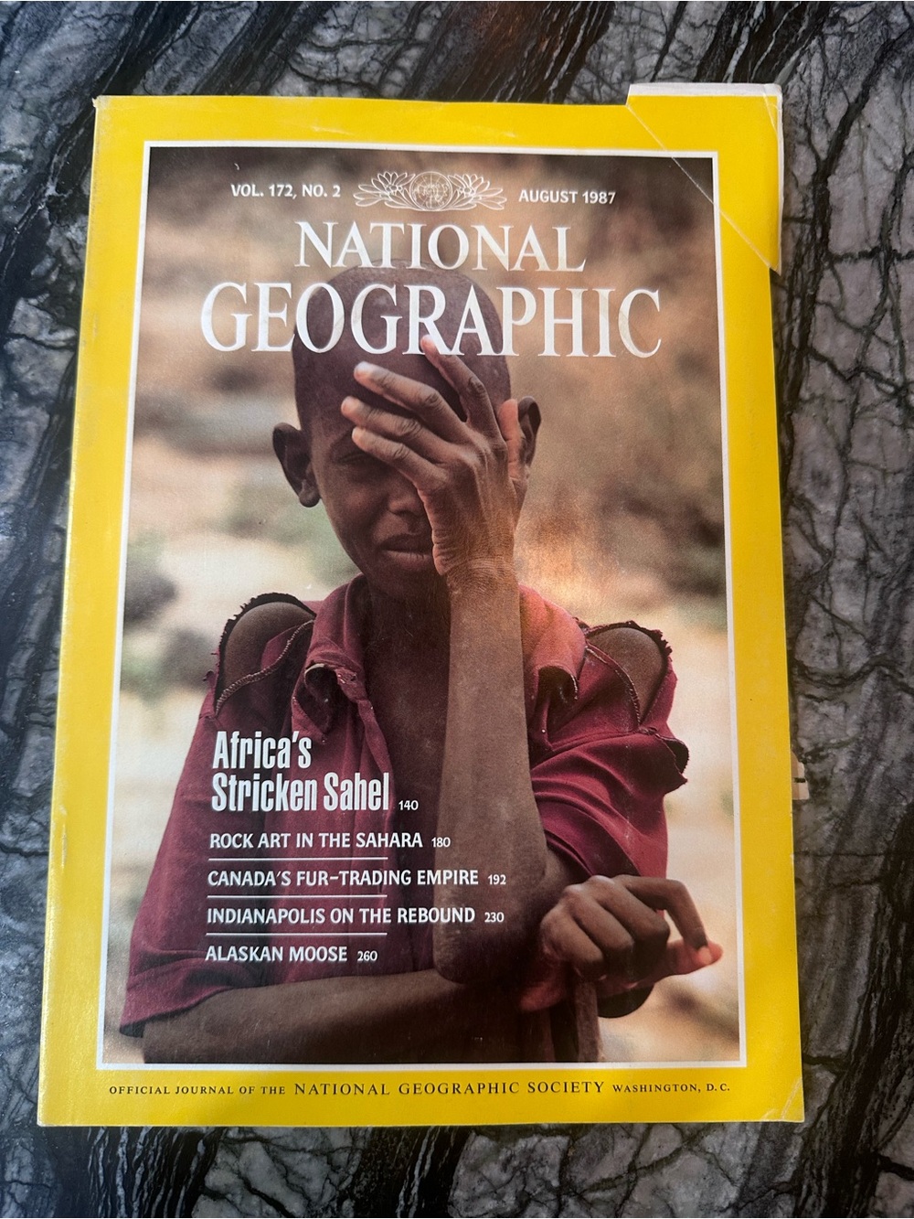 Vintage National Geographic August 1987